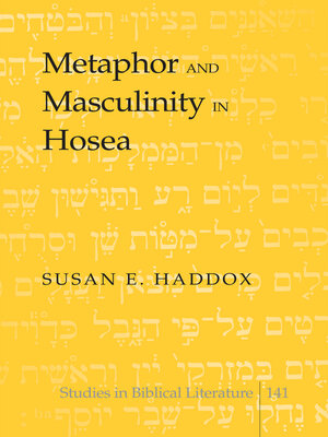 cover image of Metaphor and Masculinity in Hosea